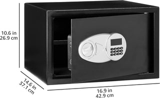 Amazon Basics Electronic Security Safe 14 L, Black