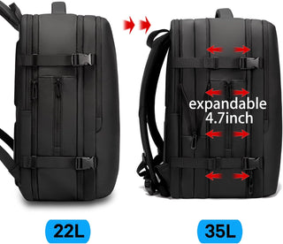 BANGE Travel Backpack,Flight Approved Carry On Backpack for International Travel Bag, Water Resistant Durable 17-inch Laptop Backpacks,Large Daypack Business Weekender Luggage Backpack for Men Women…