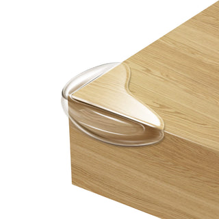 Gudui ‎SHOWAY Corner Guards (12 Pack) Clear Protectors | High Resistant Adhesive Gel Best Baby Proof Stop Child Head Injuries Tables, Furniture & Sharp Corners Proofing (L-Shaped).