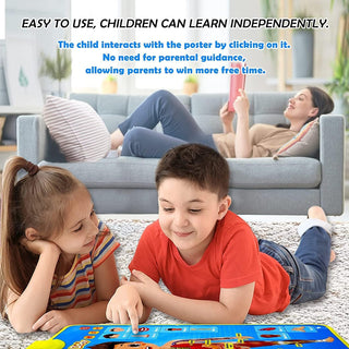 UKR Educational Toys Talking Poster for Kids | Best Musical and Learning Toy for Toddlers and Babies (MY BODY)