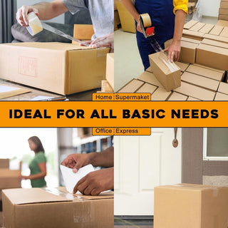 MARKQ Clear Packing Tape | 2 inches x 50 yards Strong Heavy Duty Packaging Tape for Sealing Parcel Boxes, Moving Boxes Houses, Large Postal Bags, Office Supplies [1 Rolls]