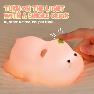 OkiyiD Duck Night Light, Cute Duck Gifts for Girl, Duck Lamp Gifts Dorm Decor Lamp for Nursery, ABS+SIL, Touch Control, Portable and Rechargeable Dimmable, Birthday Gifts for Boys Girls (DoDo Duck)