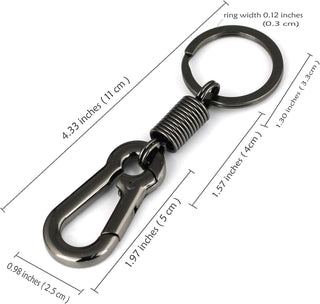 Maycom® Retro Style Simple Strong Carabiner Shape Keychain Key Chain Ring Keyring Keyfob Key Holder