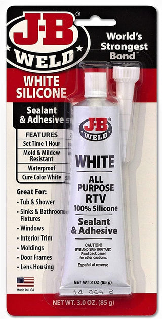 J-B Weld 31319 Black RTV Silicone Sealant and Adhesive - 3 oz.