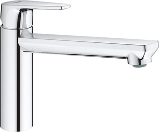GROHE BauEdge Single Lever Sink Mixer | Kitchen Fixtures | Kitchen Faucet With High Spout | Swivel Area 360˚ |Easy Installation | 31367001
