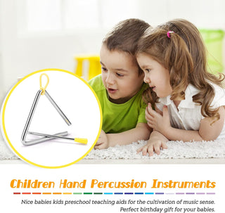 OUNA Percussion Instruments,13pcs Different Children Hand Percussion Instruments Kit Portable Kids Music Enlightenment Musical Instruments Set