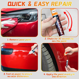 Galitoon Grey Touch Up Paint Pen for Cars, Car Paint Scratch Repair, Two-In-One Car Touch Up Paint Fill Paint Pen, Quick & Easy Solution to Repair Minor Automotive Scratches 0.8 fl oz