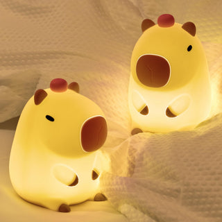 OkiyiD Duck Night Light, Cute Duck Gifts for Girl, Duck Lamp Gifts Dorm Decor Lamp for Nursery, ABS+SIL, Touch Control, Portable and Rechargeable Dimmable, Birthday Gifts for Boys Girls (DoDo Duck)