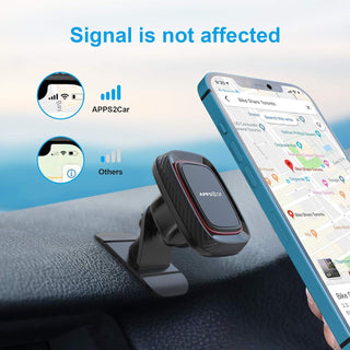 APPS2Car Car Phone Holder Magnetic Mobile Holder for Car Dashboard Mobile Mount Universal for 4.7-6.8 inch iPhone15/14/13 Series, Galaxy, Huawei, OnePlus