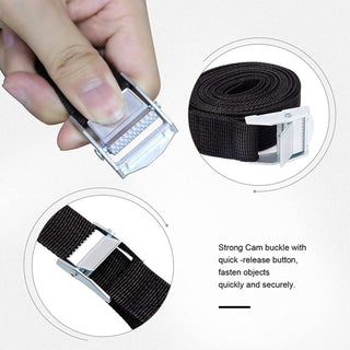 Pepisky Tie Down Straps Nylon Lashing Strap Car Roof Rack Straps for Cargo Lashing Heavy Duty Fastening Securing Straps with Zinc Alloy Buckles 6 Pack