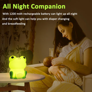 OkiyiD Duck Night Light, Cute Duck Gifts for Girl, Duck Lamp Gifts Dorm Decor Lamp for Nursery, ABS+SIL, Touch Control, Portable and Rechargeable Dimmable, Birthday Gifts for Boys Girls (DoDo Duck)