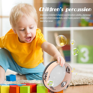 OUNA Percussion Instruments,13pcs Different Children Hand Percussion Instruments Kit Portable Kids Music Enlightenment Musical Instruments Set