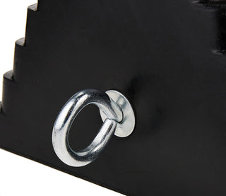 Maxxhaul 70472 Solid Rubber Heavy Duty Black Wheel Chock 2-Pack, 8" X 4" X 6"