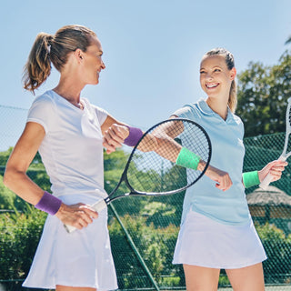 6 Pack Wrist Sweatbands Tennis Wrist Bands Absorbent Sweatbands for Football Basketball Running Athletic Sports and Working Out