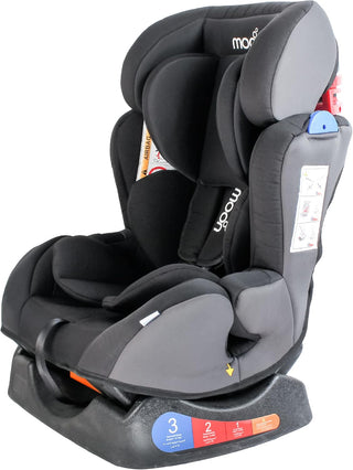 Moon Sumo Baby/Infant/Kids Travel Car Seat |Group 0-1-2| Rearward/Forward Facing| Reclining| Padded Seat| Suitable From Birth To 6 Years(Upto 25 Kg)- Violet Black