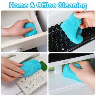 PULIDIKI Cleaning Gel for Car, Car Kit Universal Detailing Automotive Dust Crevice Cleaner Auto Air Vent Interior Detail Removal Putty Keyboard Vents, PC, Laptops, Cameras