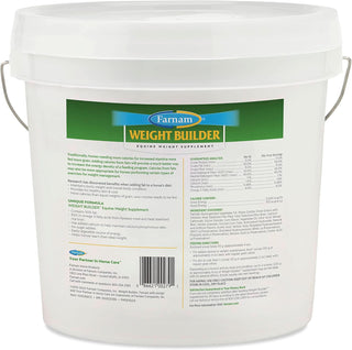 Farnam Weight Builder Horse Weight Supplement, Helps Maintain Optimal Weight and Body Condition with no Sugar Added, 7.5 pounds, 30 Day Supply