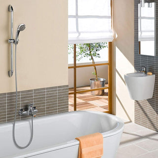 JOMOO Shower Hose for Hand Showerhead, Flexible Stainless Steel Handheld Shower Hose 47 Inches 1.2 Meters Extra Long Chrome Handheld Shower Head Hose With Brass Coupler