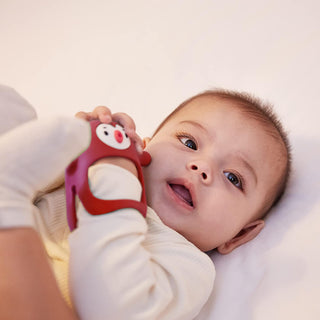 Smily Mia Breastfed Baby Pacifiers, Baby TeethingToys for 0-6Months, Baby Teethers for 3-6Months, Hand Teether For Infants, Baby Essentials&Baby Registry for New Born, Baby Must Need Items, light blue