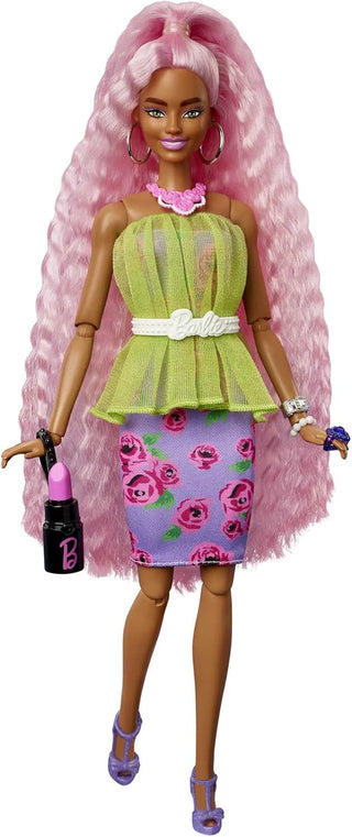 Barbie Extra Deluxe Doll & Accessories Set with Pet, Mix & Match Pieces for 30+ Looks, Multiple Flexible Joints, Gift for Kids 3 Years Old & Up