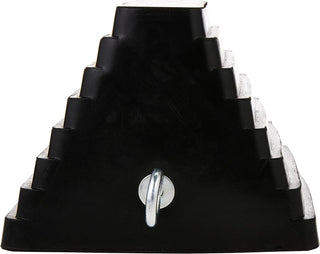 Maxxhaul 70472 Solid Rubber Heavy Duty Black Wheel Chock 2-Pack, 8" X 4" X 6"