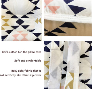 Nyganmelloz Nursing-Breast Feeding Baby Pillow,Newborn Infant support Cushion Nursing Maternity Breastfeeding Pillows U Shape Pillow Head Pillows - Washable Bamboo Cotton Pillowcase