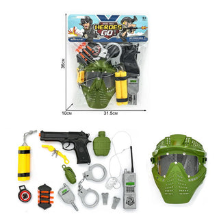 TechPlus-Toys Action Figures for Kids, Heroes Go Toys, Green,known as Heroes Go Toys, in green color, offer children an exciting world Boys and Girls
