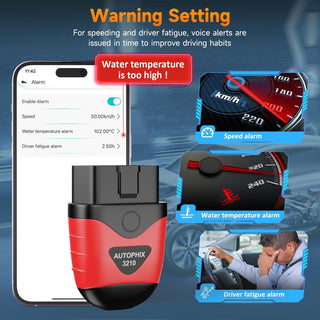 AUTOPHIX 3210 Bluetooth OBD2 Scanner Enhanced Universal Car Code Readers & Scan Tools Diagnostic Scanner with Performance Test Battery Test Check Engine Light Exclusive APP for iPhone, iPad & Android