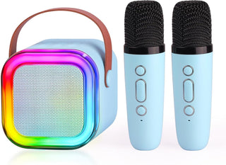 YLMKDE Mini Karaoke Machine for Kids,Toddler Multifunctional Musical Toy for Kids,Fun Birthday Gifts For 4,5 6 7 8 9 10 11 Years Teens Colorful Lights Girls Boys