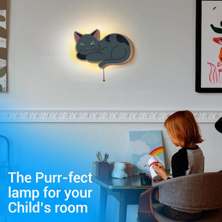 Cloud Light - Floating Cloud Wall Lamp For Nursery | Cute Floating Cloud Lamp For Kids Bedroom | Battery-operated Hanging Cloud Night Lights | Cloud Lights For Bedroom | Cloud Lamp For Baby Nursery