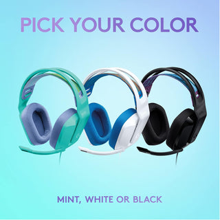 Logitech G335 Wired Gaming Headset, With Microphone, 3.5mm Audio Jack, Comfortable Memory Foam Earpads, Lightweight, Compatible With Pc, Playstation, Xbox, Nintendo Switch - Black