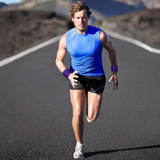 6 Pack Wrist Sweatbands Tennis Wrist Bands Absorbent Sweatbands for Football Basketball Running Athletic Sports and Working Out