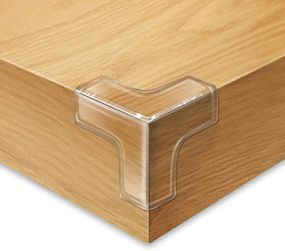 Gudui ‎SHOWAY Corner Guards (12 Pack) Clear Protectors | High Resistant Adhesive Gel Best Baby Proof Stop Child Head Injuries Tables, Furniture & Sharp Corners Proofing (L-Shaped).