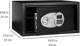 Amazon Basics Electronic Security Safe 14 L, Black