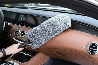 Car Duster Kit – Microfiber Car Brush Duster Exterior and Interior, Car Detail Brush, Lint and Scratch Free, Duster for Car, Truck, SUV, RV and Motorcycle