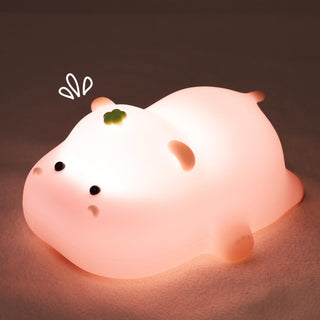 OkiyiD Duck Night Light, Cute Duck Gifts for Girl, Duck Lamp Gifts Dorm Decor Lamp for Nursery, ABS+SIL, Touch Control, Portable and Rechargeable Dimmable, Birthday Gifts for Boys Girls (DoDo Duck)