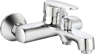 VALDENO™ Shower Mixer Serena, Single Lever, Bathtub Faucet, Shower Tap, Heavy Metal Body, Superior Finish, High and Soft Flow, Water Saving, with Handheld Shower Head Set (Chrome)