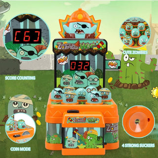 Masroo Arcade Game Toys for 3 Year Old, Whack Game Mole, Mini Electronic Interactive Hammering & Pounding Toys, Gift Idea for Toddler Kids Boys Girls Ages 3 4 5 6 7 8+, Cartoon Zombie Style Fun Toy