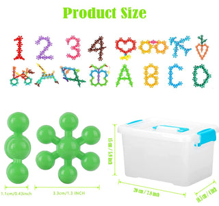 AM ANNA 800 Pieces Building Blocks Kids STEM Toys Educational Building Toys,Building Blocks Construction Toy Creativity Classroom Activities Toys,Interlocking Gear Learning Toys for Boys Girls Aged 3+