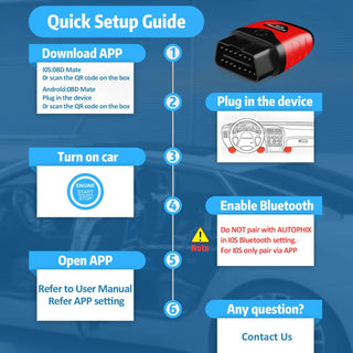 AUTOPHIX 3210 Bluetooth OBD2 Scanner Enhanced Universal Car Code Readers & Scan Tools Diagnostic Scanner with Performance Test Battery Test Check Engine Light Exclusive APP for iPhone, iPad & Android