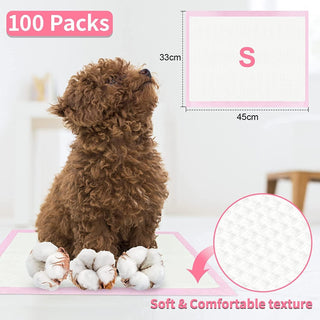 Mumoo Bear Pet Training Pads Super Absorbent Puppy Pads Anti Slip Toilet Pee Mat, Leak Proof & Quick Dry Pet Pads for Dogs Cats Rabbits Pets (40 PACK-60 * 60CM)