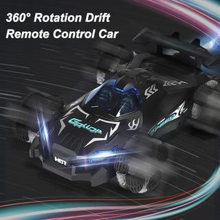 MONOCUS™ RC Car Stunt Toy, 2.4GHz Remote Control Car, Gesture Sensor Kids Car with Lights, Music, and Spray Launcher.