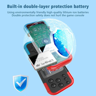 TDOO Handheld Games for Kids Adults, Portable Retro Games Console Built in 666 Classic Electronic Video Games Player with TV Output - Travel Games for Birthday Xmas Gift