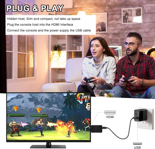 Wireless Mini Retro Game Console, 1500 Classic Games Handheld Classic Video Games Console Portable Gaming Device Compact Gaming Console with 2 Wireless Controllers for Family Fun Entertainment