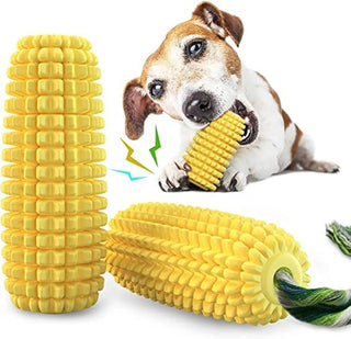 LOVEQI Dog Chew Toys, Puppy Toothbrush Clean Teeth Interactive Corn Toys, Dog Toys Aggressive Chewers Small Meduium Large Breed