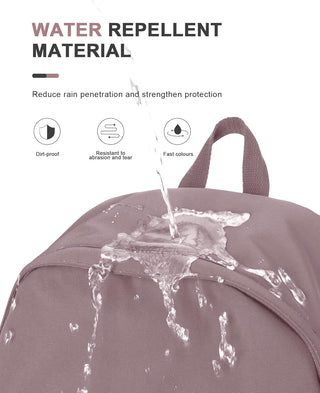 VECAVE Lightweight Casual Laptop Backpack Purse for Women,Travel Backpack with laptop compartment