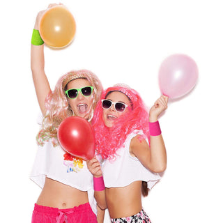 6 Pack Wrist Sweatbands Tennis Wrist Bands Absorbent Sweatbands for Football Basketball Running Athletic Sports and Working Out