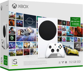 Xbox Series S – Starter Bundle + 3 Months of Game Pass Ultimate + 1 Year Manufacturer Warranty