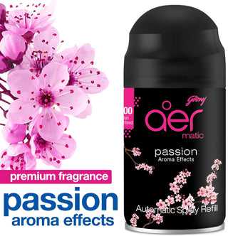 Godrej aer Matic, Automatic Air Freshener Refill Pack - Fresh Lush Green (225 ml), Fghkarpox012