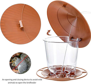 THE WHITE SHOP Bird Feeders for Outside, Bird Feeder, Wild Bird Seed for Outside Feeders